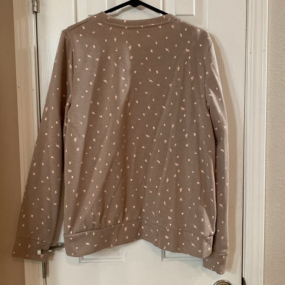 Lauren Conrad ruffle sweater size L - Picture 4 of 4